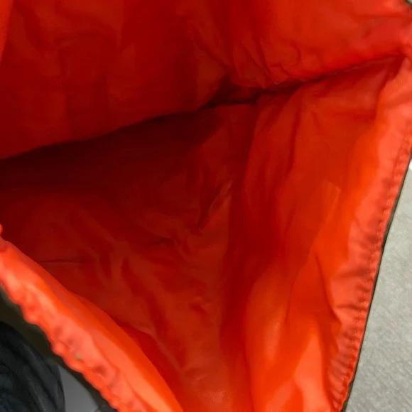 Jean Paul Gaultier Parfums Olive Green Roll Top Backpack Bag - Picture 5 of 9